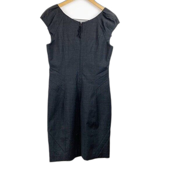 REBECCA TAYLOR Virgin Wool Blend Sheath Dress 12 - Picture 2 of 7